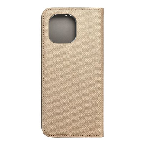 Pouzdro / obal na Xiaomi Mi 11 zlaté - knížkové Smart