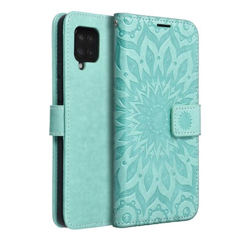 Pouzdro / obal na Samsung Galaxy A42 5G mandala green - knížkové Forcell MEZZO Book