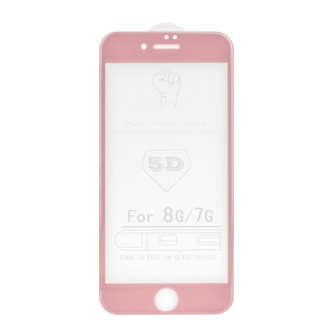 Tvrzené / ochranné sklo Apple iPhone 6 plus starorůžové - MG 3D plné lepení