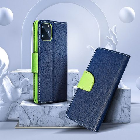 Puzdro / obal na Huawei Y5 2018 modré - kniha Fancy Book