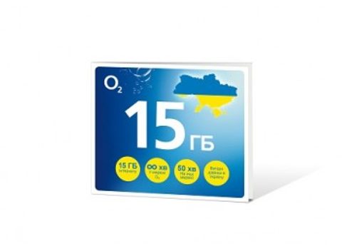 Sim karta O2 GO 15GB UK