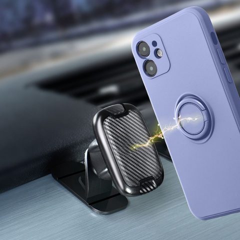 Fedél a Xiaomi Redmi Note 11/11S lila - Forcell szilikon gyűrűhöz