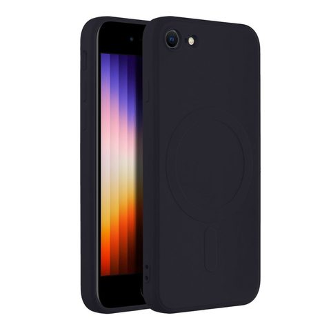 Obal / kryt na Apple iPhone 7 / 8 / SE 2020 / SE 2022 černý - Silicone Mag Cover