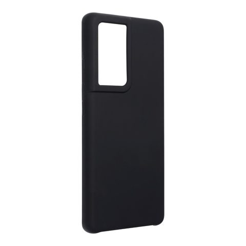 Obal / kryt pre Samsung Galaxy S21 Ultra čierny - Forcell Silicone