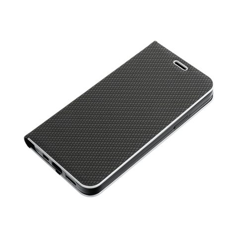 Pouzdro / obal na Xiaomi Redmi NOTE 13 PRO Plus 5G černé - knížkové LUNA Book Carbon
