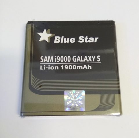 Akkumulátor Samsung Galaxy S (i9000) (EB57515152LU cseréje) 1900mAh Blue Star premium