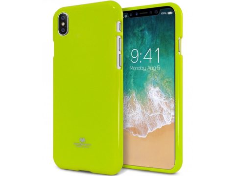 Obal / kryt na Apple iPhone Xs MAX - Mercury Jelly Case zelený