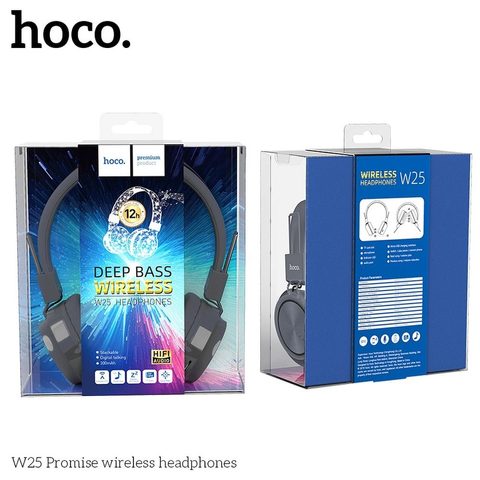 Bezdrátová stereo sluchátka šedá - HOCO W25 Promise