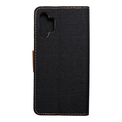 Pouzdro / obal na Samsung Galaxy A13 4G černé - knížkové Canvas Book case