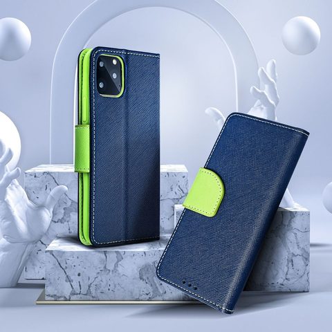 Pouzdro / obal na Xiaomi Redmi Note 12 4G modré - knížkové Fancy Book