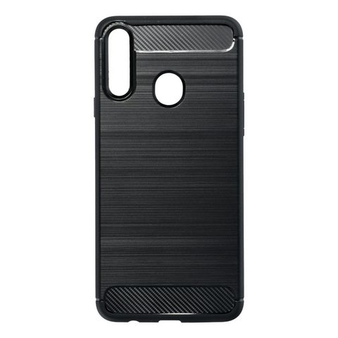 Obal / kryt na Samsung Galaxy A20S černý - Forcell CARBON Case