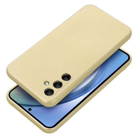 Obal / kryt na Samsung Galaxy A34 5G zlatý - METALLIC