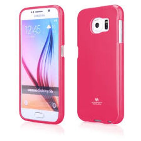 Obal / kryt pre Samsung Galaxy S6 ružový - JELLY