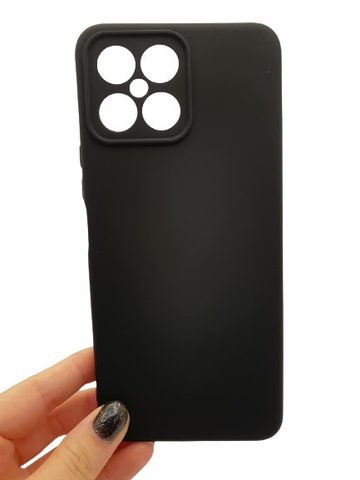 Obal / kryt na Honor X8 čierny - silikónové puzdro
