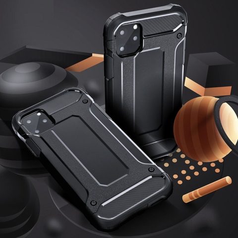 Obal / kryt pre Apple iPhone 13 Pro čierne - Forcell ARMOR
