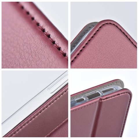 Puzdro / obal na Apple iPhone 11 PRO burgundy - kniha Smart Magneto