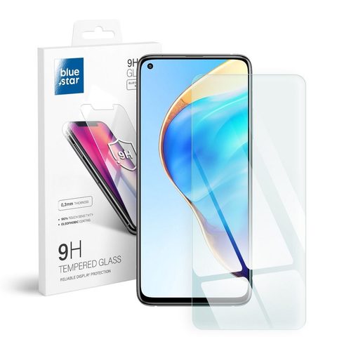 Edzett / védőüveg Xiaomi Mi10T Pro 9H teljes tapadású - BlueStar