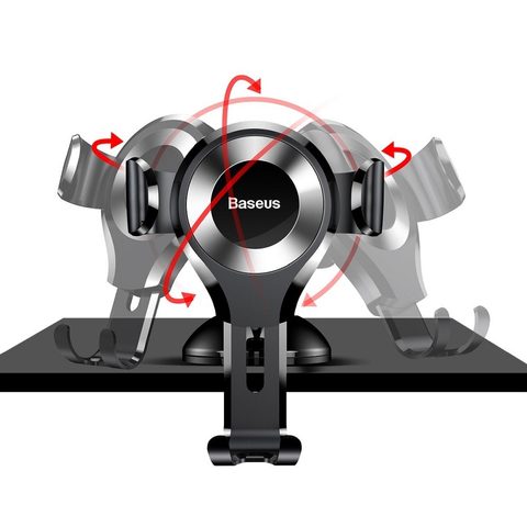 Držák do auta gravitační Osculum černostříbný - BASEUS