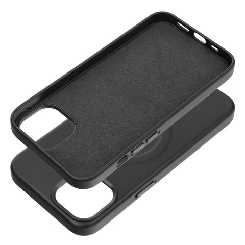 Obal / kryt na Apple iPhone 15 Pro čierne - Roar Leather Mag