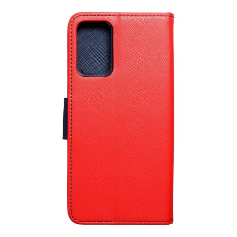 tok / borító Samsung A72 5G piros és kék - Fancy Book