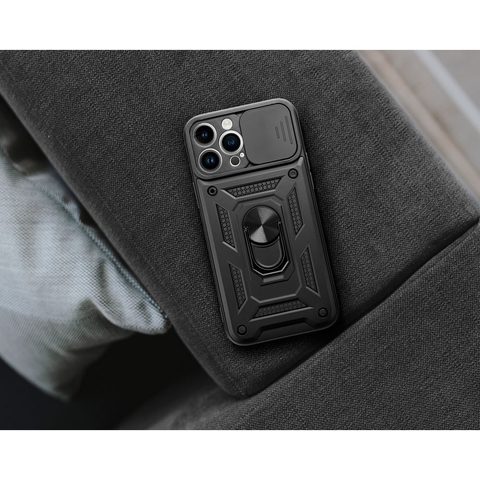 Obal / kryt na Samsung Galaxy A55 5G čierny - SLIDE ARMOR