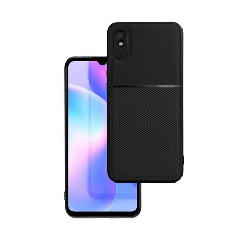 Fedél / borító Xiaomi Redmi 9A / 9AT fekete - Forcell NOBLE