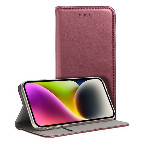 Pouzdro / obal na Xiaomi Redmi 10C červené - knížkové Smart Magneto book case