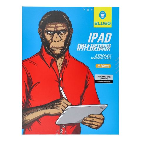 Tvrzené / ochranné sklo iPad Pro 10.5 transparentní - 5D Mr. Monkey Glass