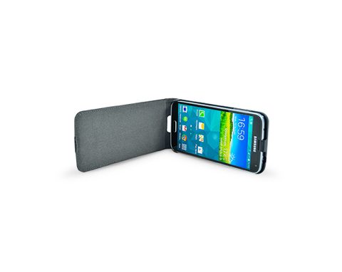 Puzdro / obal na Samsung Galaxy S5 čierne - flip Guess