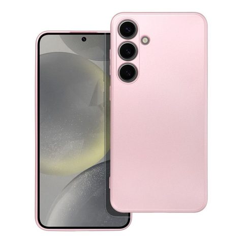 Obal / kryt na Samsung Galaxy S24 PLUS ružový - METALLIC