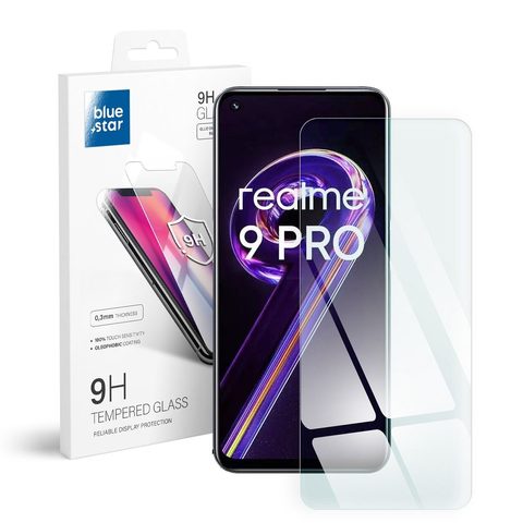 Edzett / védőüveg a Realme 9 Pro-hoz, átlátszó - Blue Star