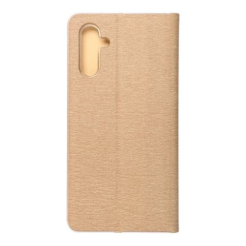 Pouzdro / obal na Samsung Galaxy A13 5G / A04S zlatý - Forcell Luna Book Gold