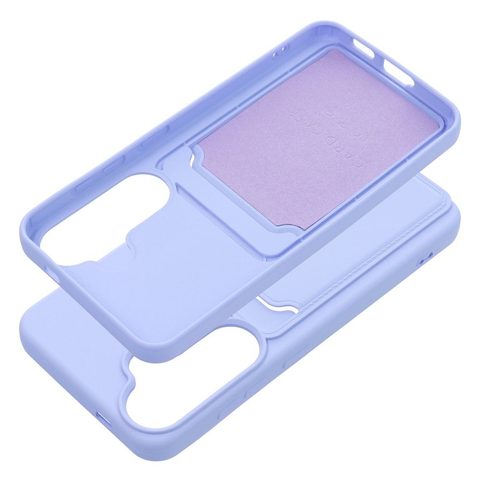 Obal / kryt na Samsung Galaxy S24 fialový - Card Case