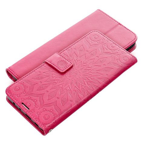 Puzdro / obal na Samsung Galaxy A15 ružové mandala - kniha MEZZO