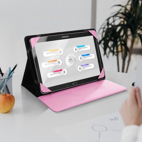 Pouzdro / obal na tablet univerzální 7" růžové - Blun