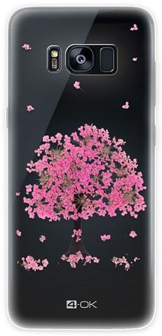 Obal / kryt pre Samsung Galaxy S8 Plus priehľadný - s motívom stromu