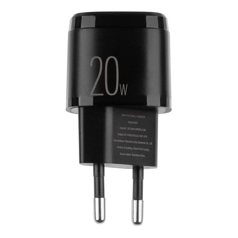 Nabíječka USB-C 20W černá - Tactical base plug mini