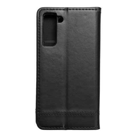 Puzdro / obal pre Samsung Galaxy S21 čierny - kniha PRESTIGE