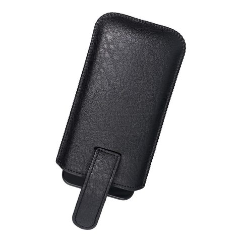 Puzdro / kryt pre Samsung Galaxy Note / Note 2 / Note 3 čierne - zasúvacie Forcell Slim