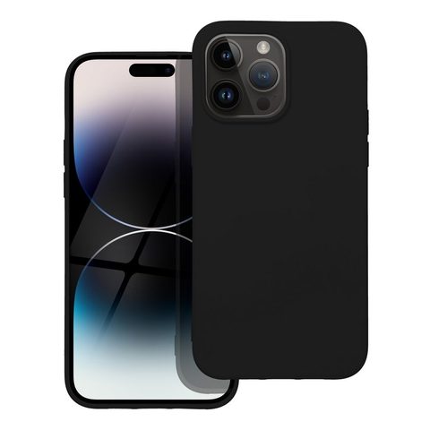 Obal / kryt na Apple iPhone 14 PRO MAX ( 6.7 ) čierne - Forcell SILICONE LITE Case