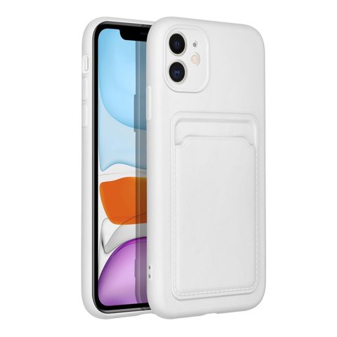 tok / borító Apple iPhone 11 fehér Forcell Cardhoz