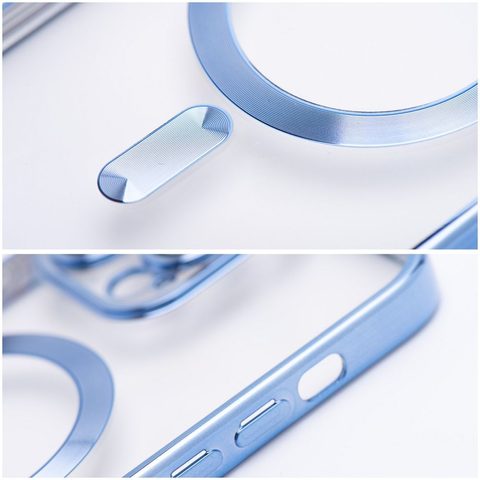 Obal / kryt na Apple iPhone 14 PRO modré - Electro Mag Cover