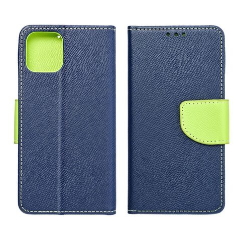 tok / borító a Xiaomi Redmi 9 kék / lime - könyv Fancy Book