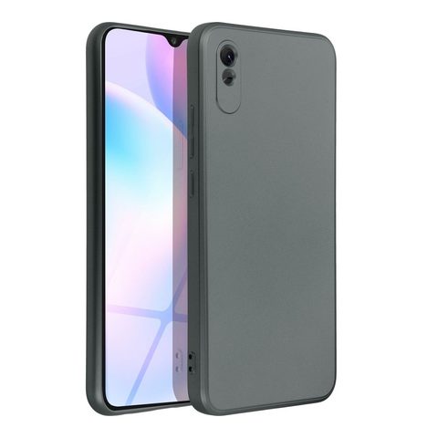 METALLIC tok a XIAOMI Redmi 9A / 9AT szürke tokhoz