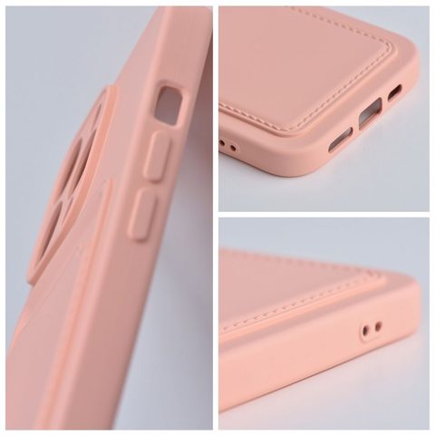 Obal / kryt pre Apple iPhone 14 ružové - Forcell Card case