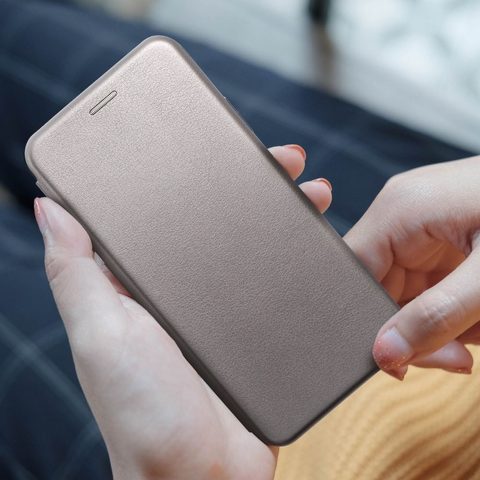 Pouzdro / Obal na Samsung A13 4G šedé - Elegance Book