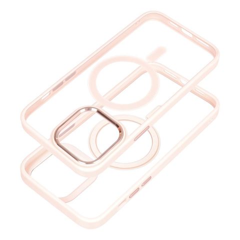 Obal / kryt na Apple iPhone 15 růžový - Color Edge Mag Cover