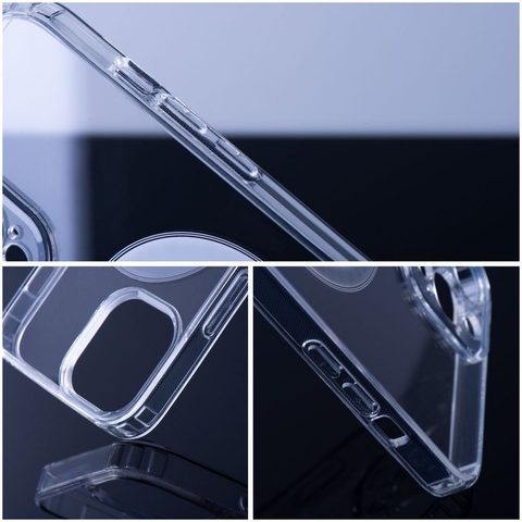Obal / kryt na Samsung Galaxy S23 transparentný - Clear Mag Cover