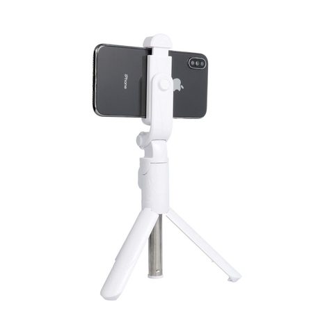 Selfie bot állvánnyal és bluetooth-szal, fehér színben