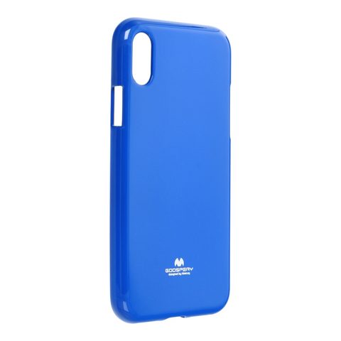 Obal / kryt pre Apple iPhone X modré - Jelly Case Mercury